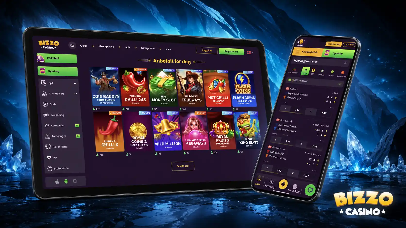 Hjelp du får fra Bizzo Casino
